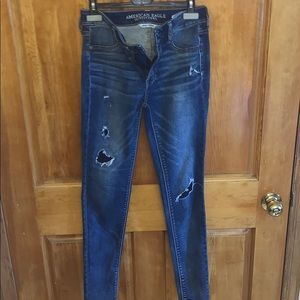 high rise american eagle jeans